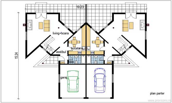 Plan-parter-casa-duplex-din-lemn-mario