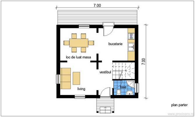 Plan-parter-casa-mica-din-lemn-megaron