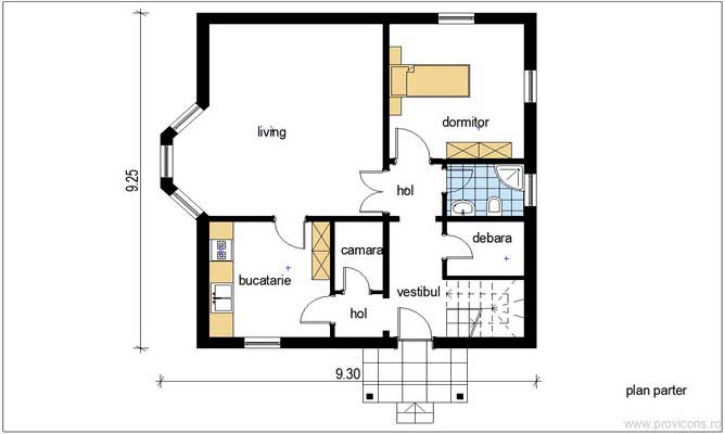 Plan-parter-casa-prefabricata-din-lemn-adrian