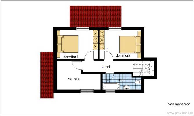 Plan-mansarda-casa-prefabricata-din-lemn-lucian