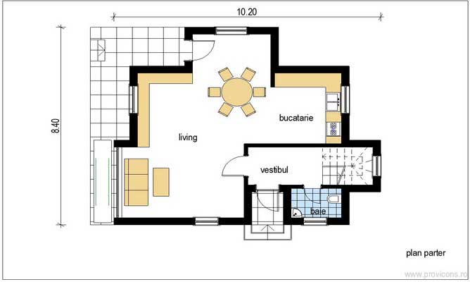 Plan-parter-casa-prefabricata-din-lemn-lucian