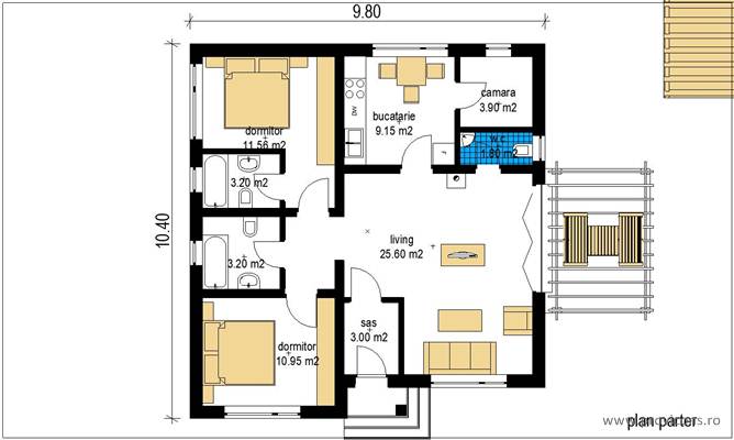 Plan-parter-casa-ieftina-bucuresti-anne