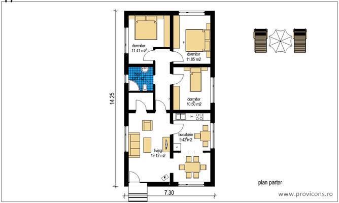 Plan-parter-casa-ieftina-corbeanca-viorica3