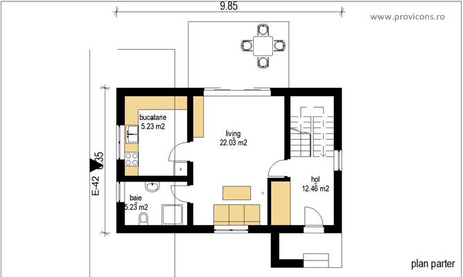 Plan-parter-proiect-casa-mica-si-ieftina-pilar