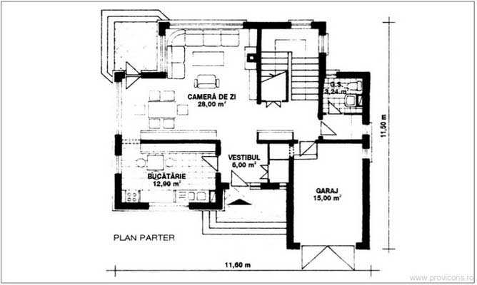 Plan-parter-model-de-casa-cu-etaj-platanul