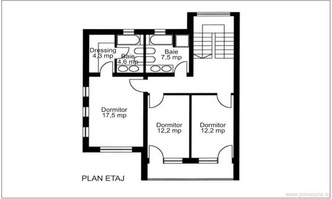 Plan-etaj-model-de-casa-noua-gratiela