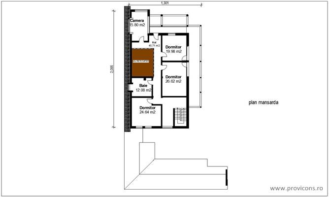 Plan-mansarda-proiect-casa-suceava-felice5