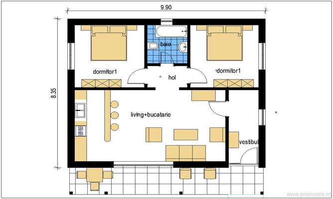 Plan-parter-plan-de-casa-parter-marcu