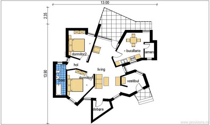 Plan-parter-plan-de-casa-parter-sergiu